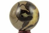 Polished Septarian Sphere - Madagascar #203651-1